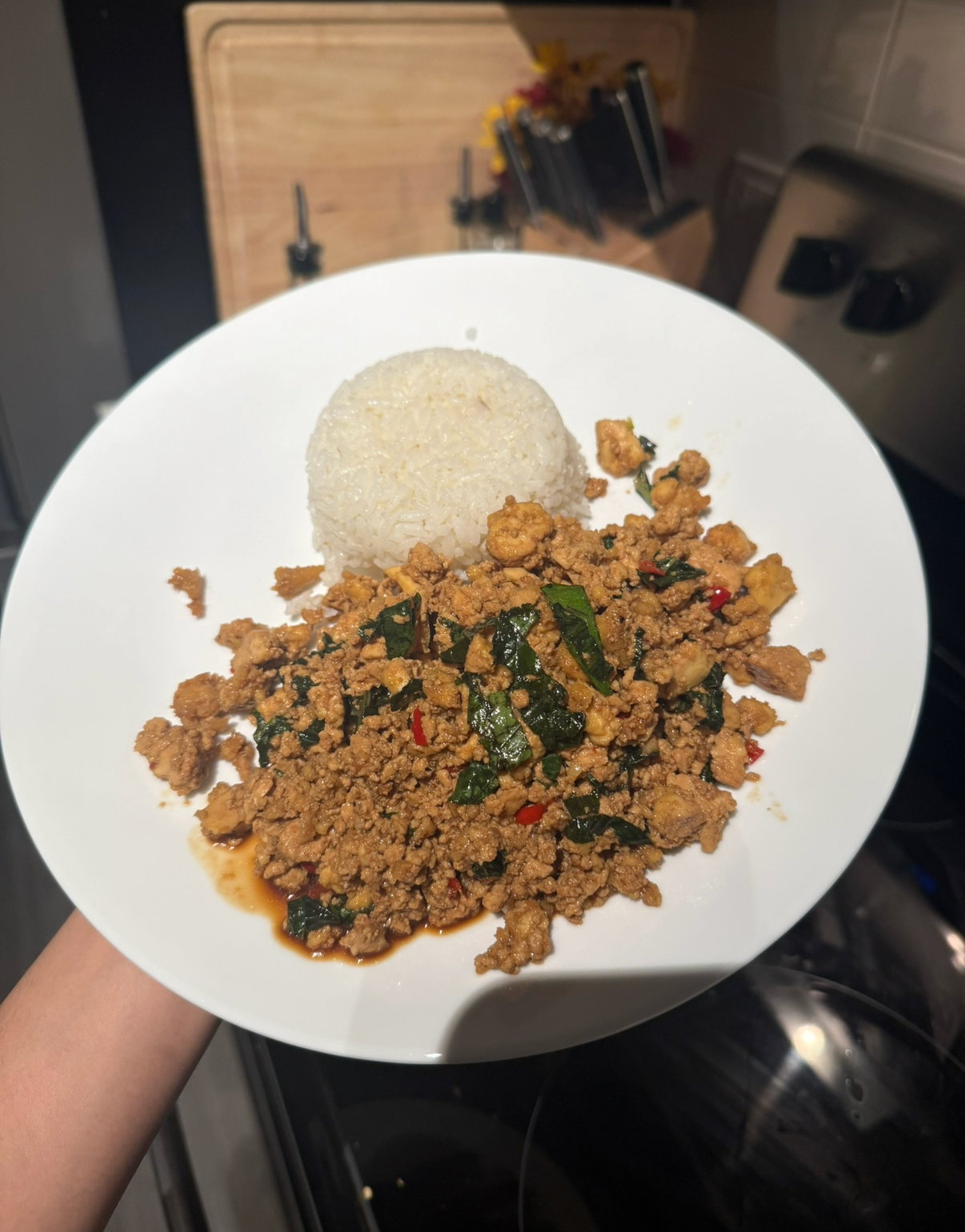 Basil Tofu (Air-Fried, Thai-Inspired)